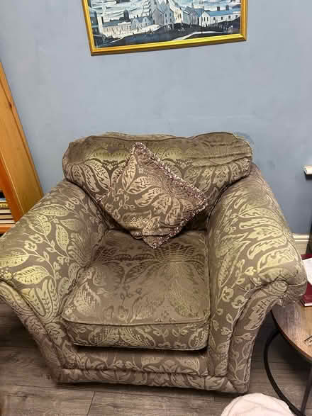 Photo of free 2 Seater Sofa and Armchair (LL18) #2