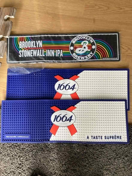 Photo of free Beer mats and wooden glass holder (Beaumont) #1