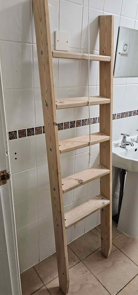 Photo of free Wooden ladder (Meifod SY22) #2