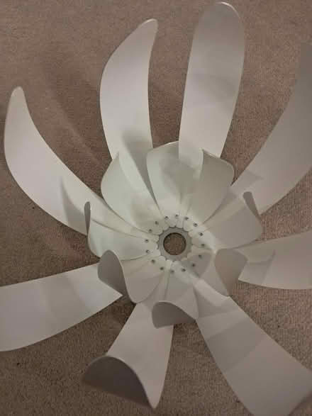 Photo of free Silver metal ceiling light shade (Westhampnett) #3