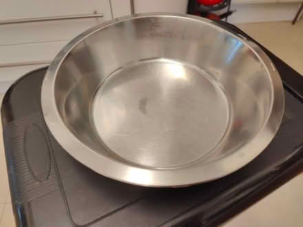 Photo of free Two stainless steel dishes (Bedford) #2