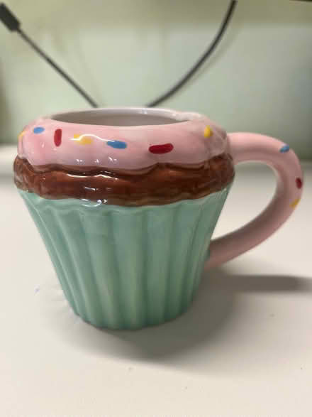 Photo of free Cupcake mug/flower pot (Near the old Sherman Hospital) #1