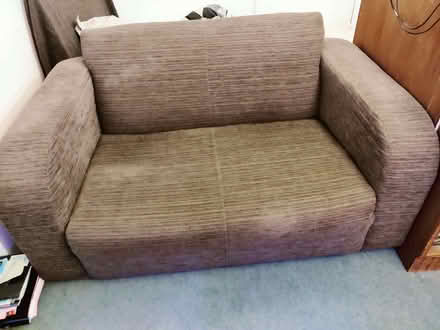 Photo of free Small sofa, brown (Backwell BS48) #1