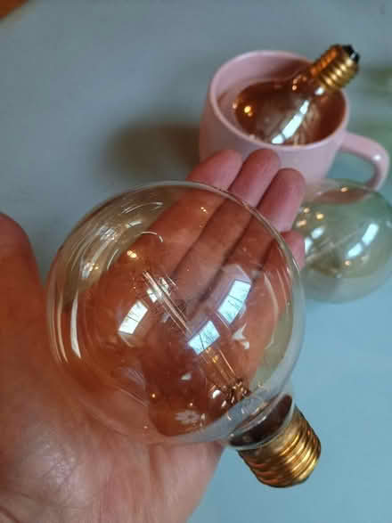 Photo of free 3 Lightbulbs - warm filament globe (Hebden Bridge) #2