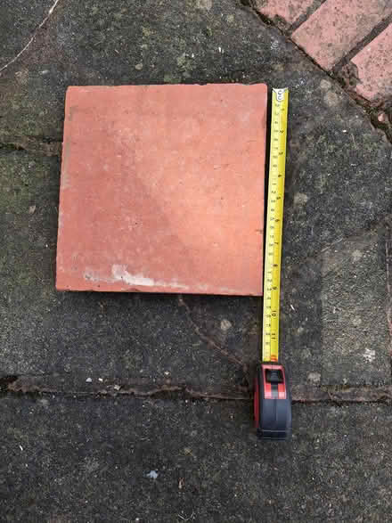 Photo of 9 inch square quarry tiles (Ledbury, HR8) #1