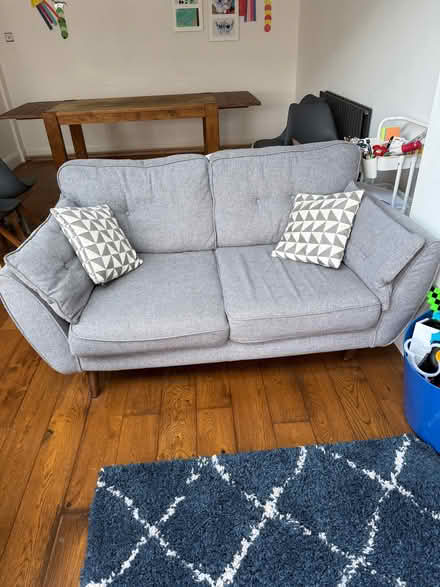 Photo of free French connection sofas and footstool (Ashingdon SS4) #3