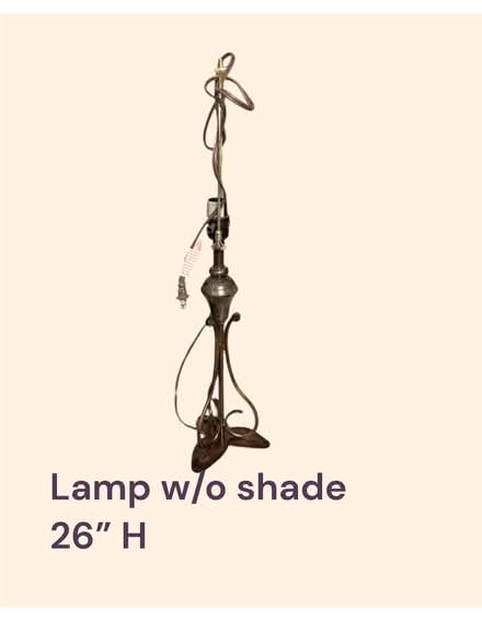 Photo of free Lamp w/o shade (Danville) #2