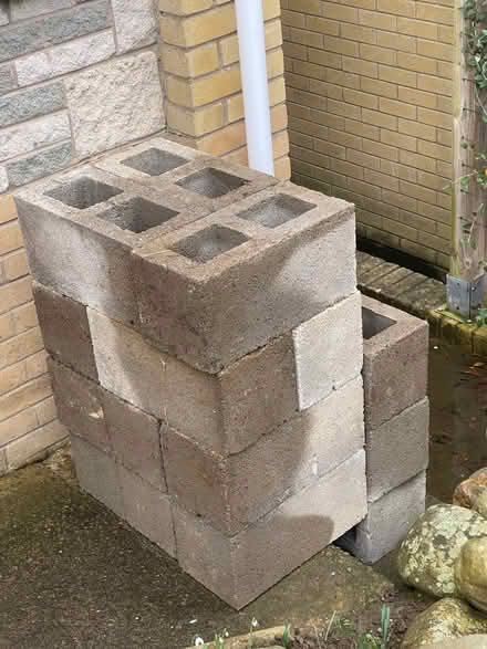 Photo of free 15 Hollow Dense Concrete Blocks 215mm (Cockermouth CA13) #1