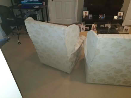 Photo of free Cream sofa an two arm chairs (Charminster BH8) #3
