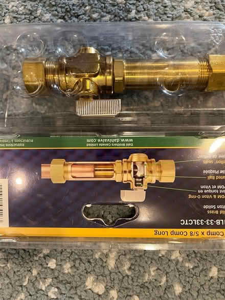 Photo of free dahl 5/8 miniball rep. valve (Golden Triangle) #1