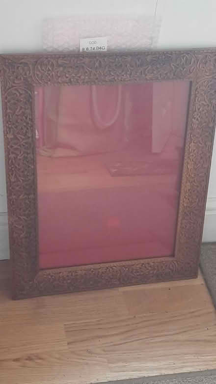 Photo of free Ornate engraved wooden picture frame (Maybury Hill GU22) #1