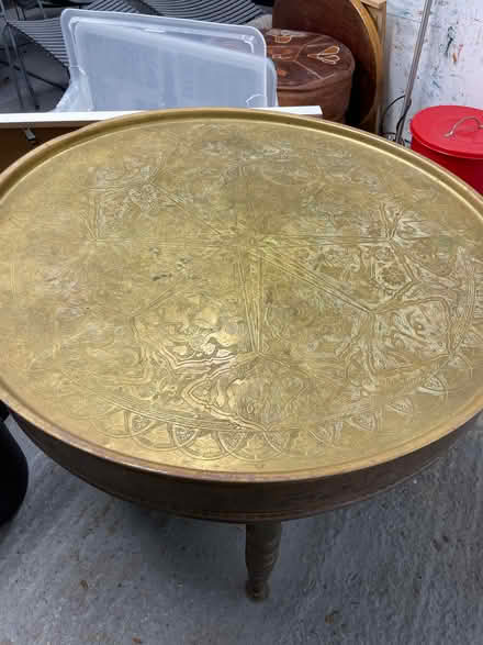 Photo of free original copper coffee table from Nazareth (Richmond TW9) #1