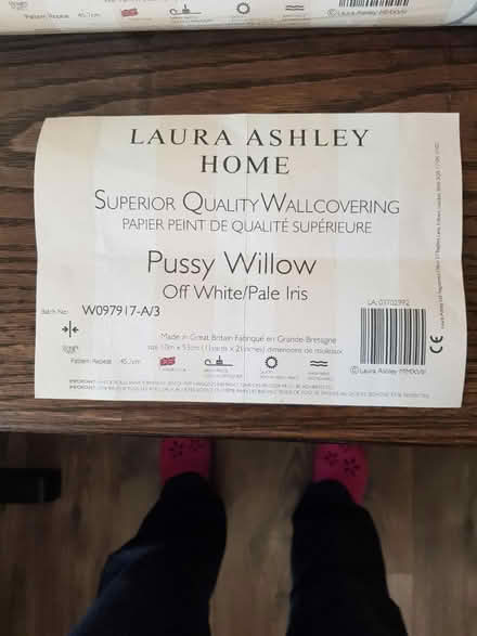 Photo of free Laura Ashley wallpaper - 2 rolls (BA1) #2