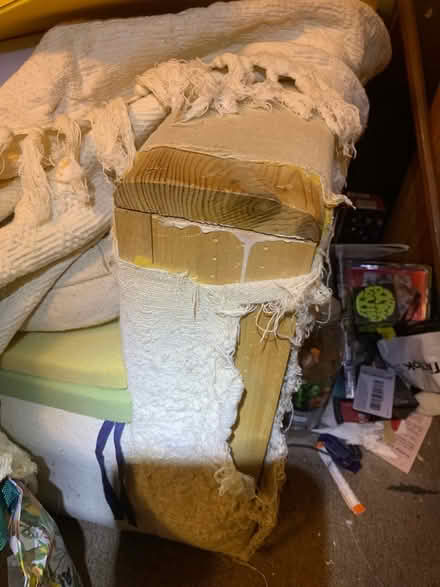 Photo of free Cat scratched sofa… long shot. (Brough CA17) #1