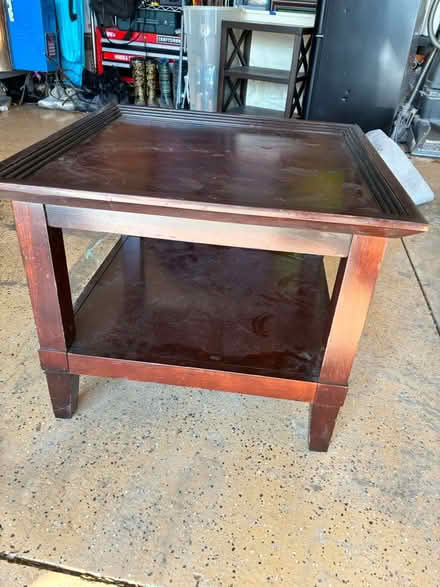 Photo of free Solid wood end table (Elmhurst (Rt 83 & St. Charles)) #3
