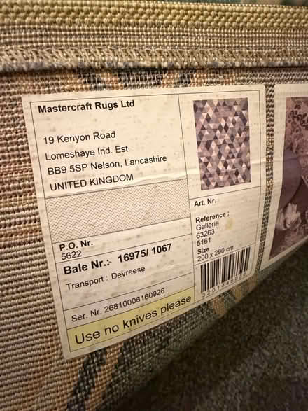 Photo of free Huge rug (Wood Green N22) #2