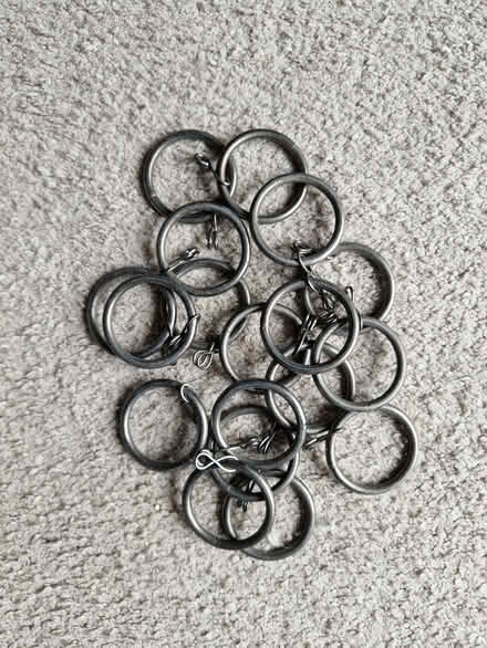 Photo of free 62" (158cm) Brushed Effect Metal Curtain Pole (Burton Latimer NN15) #2