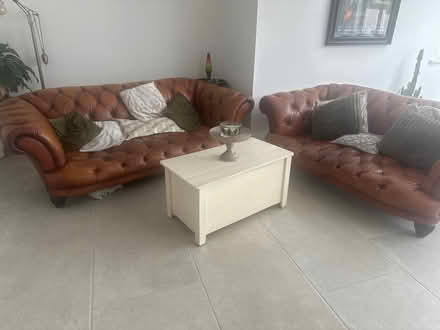 Photo of free Chesterfield sofas (Crawley RH10) #2