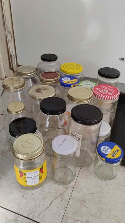 Photo of free Assortment of jars with lids (Hawthorne) #1