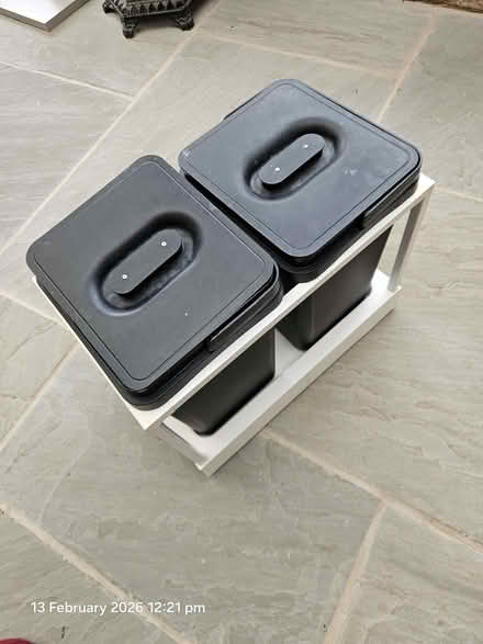 Photo of free Slide out cupboard bins (Hadlow TN11) #1