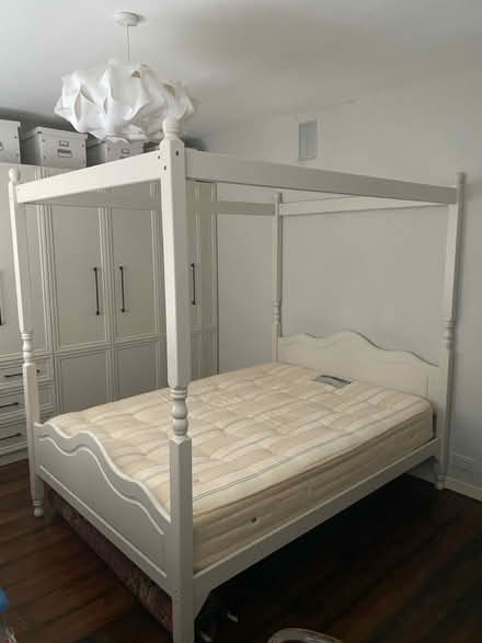 Photo of free Four poster bed (Behind Horsham train station) #2