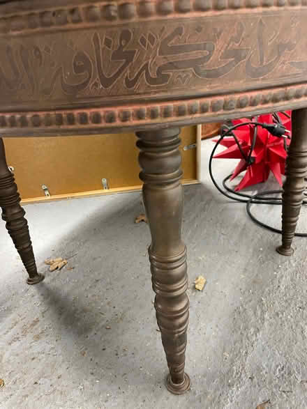 Photo of free original copper coffee table from Nazareth (Richmond TW9) #3