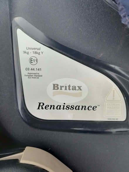 Photo of free Childs Car Seat (Belmont SL6) #4