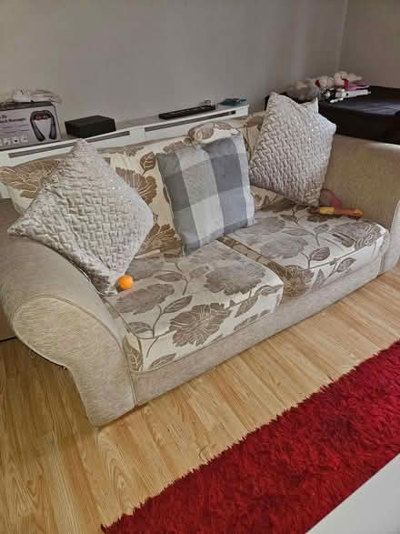 Photo of free 3 seater sofa and armchair (De72 3jj) #3