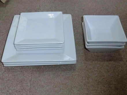 Photo of free White Square Crockery (AB10) #1