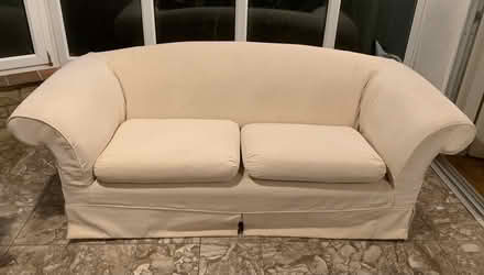 Photo of free Chesterfield type sofa (Dorchester on Thames OX10) #2