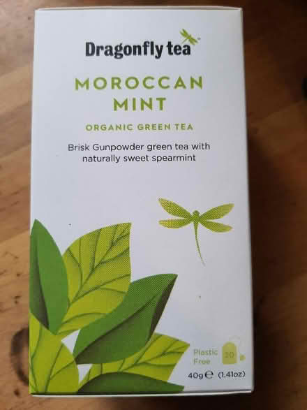 Photo of free Dragonfly Morrocan Mint Green Tea (Box GL6) #1