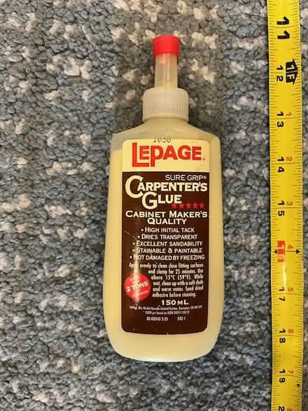 Photo of free 150 mL of Sure grip wood glue (Golden Triangle) #1