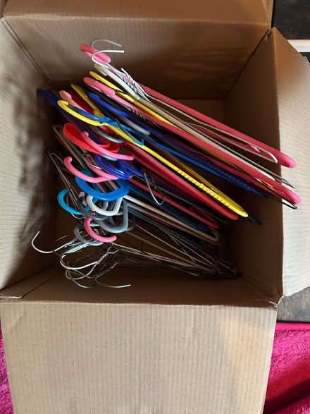 Photo of free Plastic and wire coathangers (Aigburth L17) #1