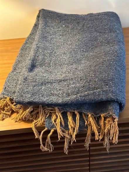Photo of free Navy Mexican yoga blanket (Woodford SK7) #1