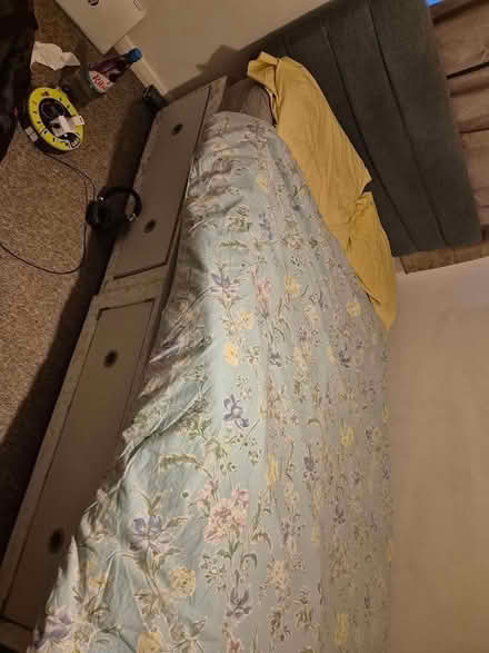 Photo of free Double bed, mattress & 2 drawers (PO7 Waterlooville) #1