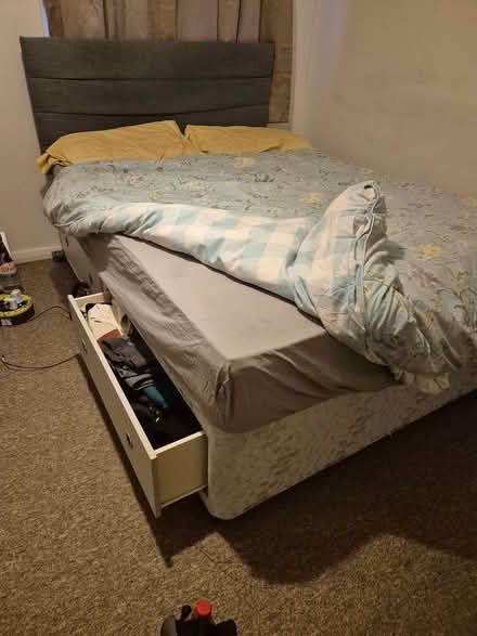 Photo of free Double bed, mattress & 2 drawers (PO7 Waterlooville) #3