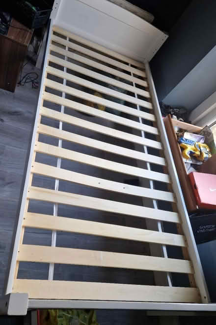Photo of free wooden single bed (Briton Ferry SA11) #1