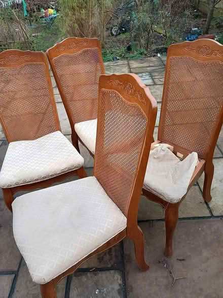 Photo of free 4 Solid Wood Dining Chairs (Sale M33) #2