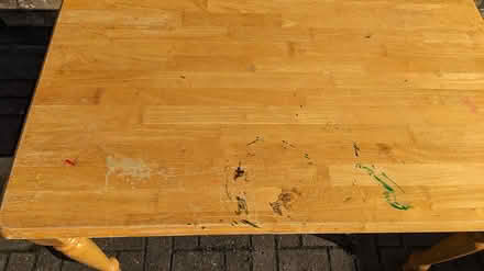 Photo of free Wooden Table (cosmetic damage) (PL4 Greenbank.) #2