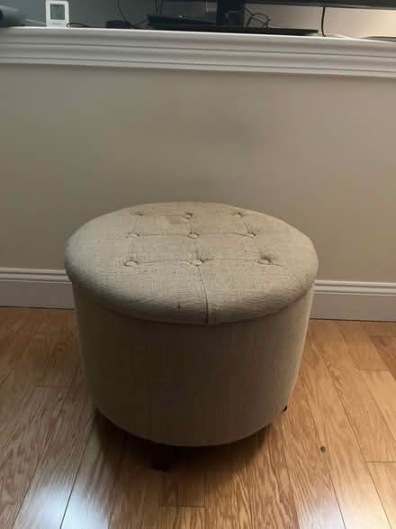 Photo of free 17 Inches Round Ottomans & Storage (Neighborhood Nine) #2
