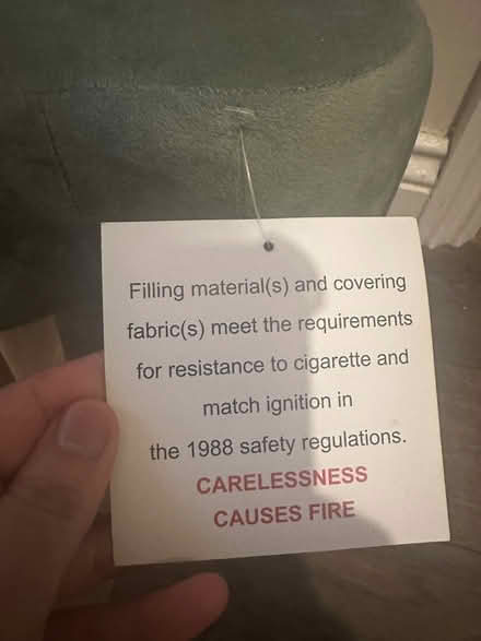 Photo of free Small green footstool (Upper Wolvercote OX2) #2