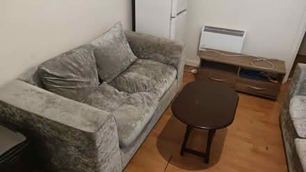 Photo of free Silver-grey two seater couches (Kirkdale L4) #1