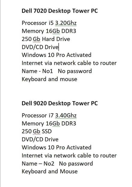 Photo of free Two Dell Win10 PCs (Lower Bourne, Farnham, GU10) #2