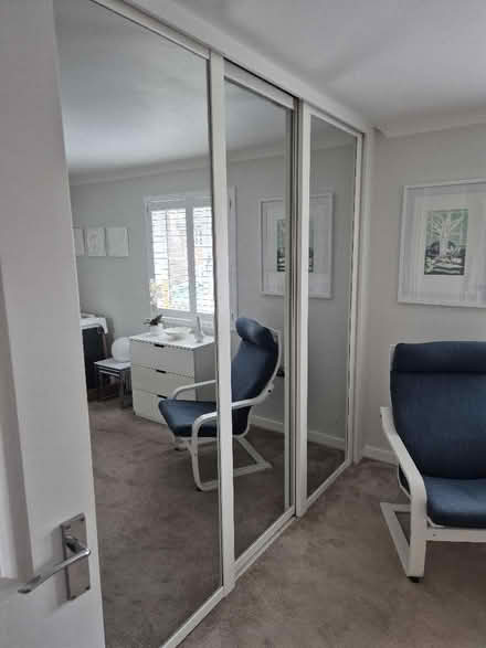 Photo of free X 3 mirrored wardrobe doors kit H 2220mm W 2136mm Each Door (Five Ash Down TN22) #1