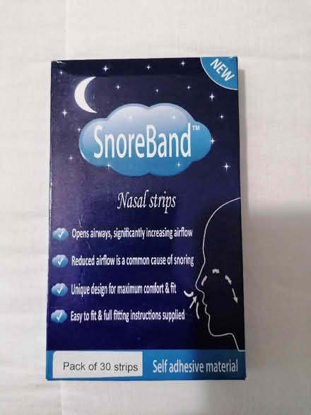 Photo of free SnoreBand nasal strips (Langney BN23) #1