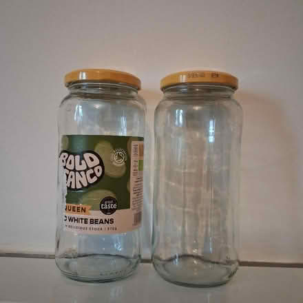 Photo of free 2 tall glass jars (Bellevue EH7) #1