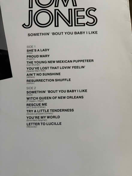 Photo of free Tom Jones LP (Westbury BA13) #2
