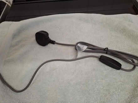 Photo of free Electric lead for lamp. With integral switch. Black 170 cms (Hampton Hill TW12) #1