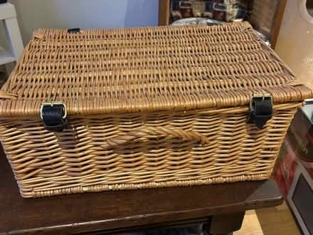 Photo of free Wicker storage unit/picnic hamper (Aldrington BN3) #1
