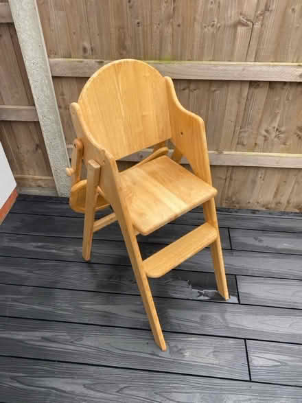 Photo of free Child’s high chair (The wick, Wickford) #2